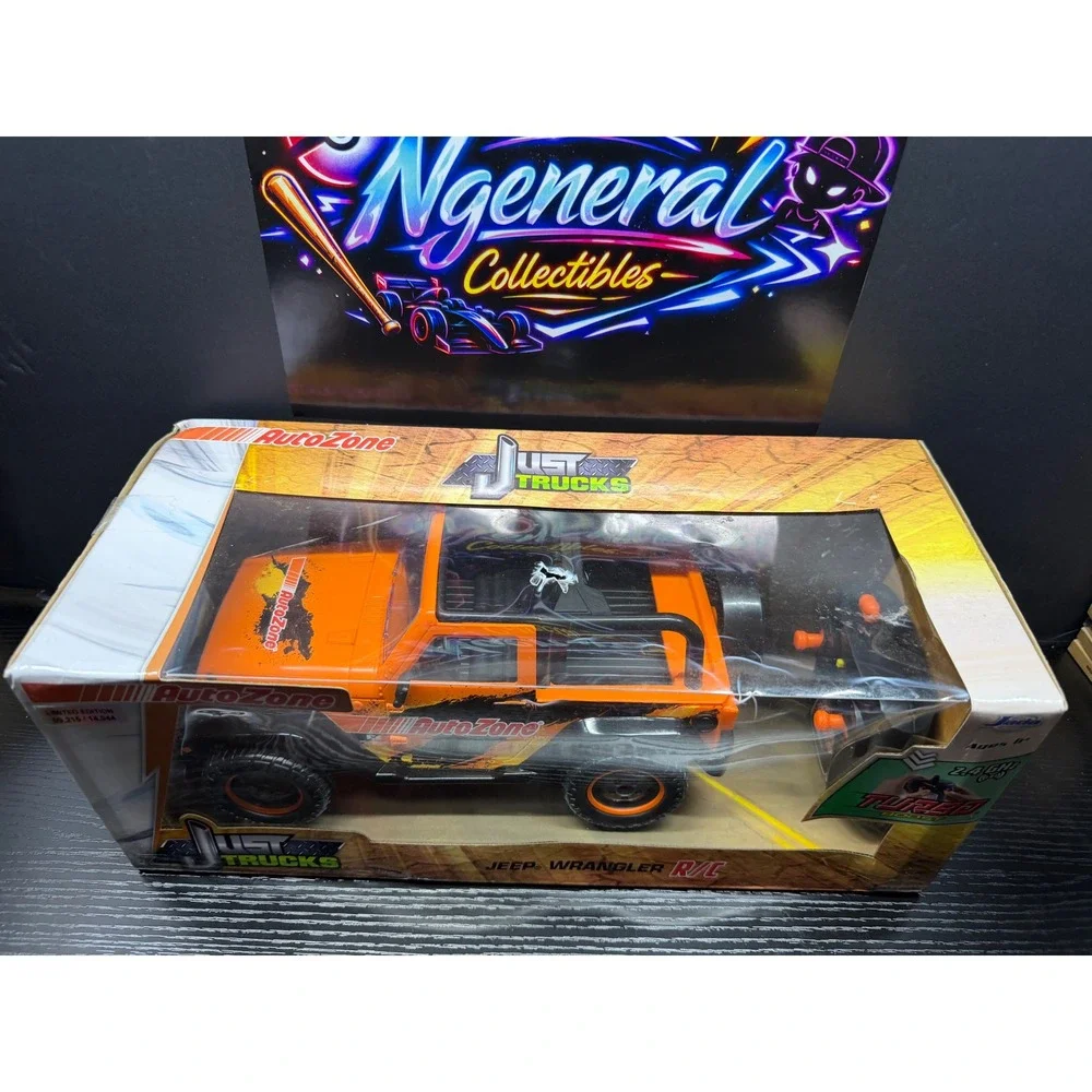 Jada Just Trucks Jeep Wrangler RC AutoZone Limited Edition Orange 35573 New